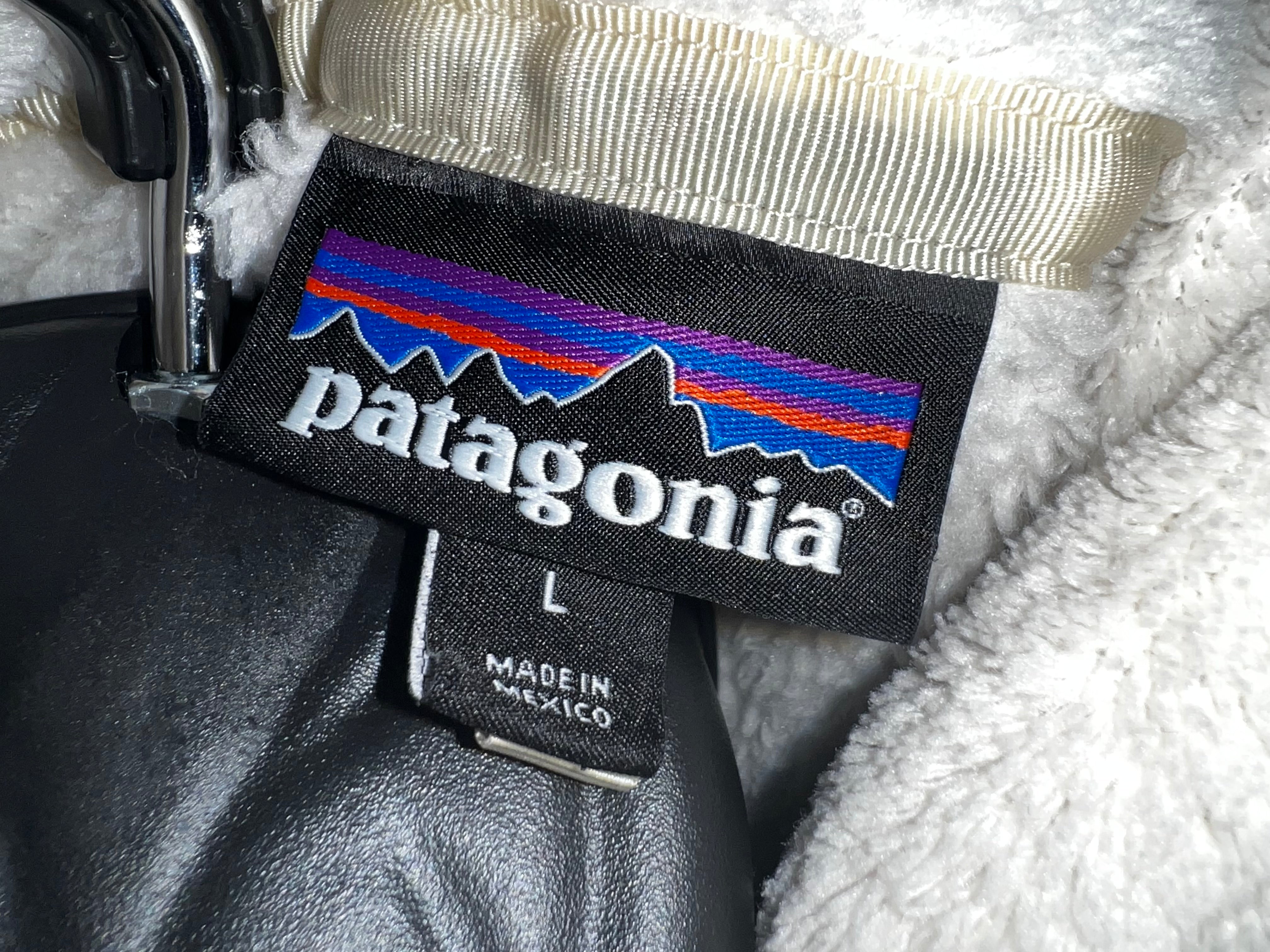 Patagonia white Fleece Jacket